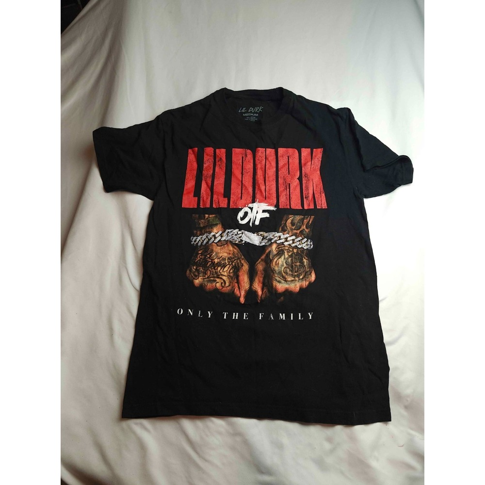 Lil Durk OTF Only The Family T-Shirt Mens Medium Black Rap Hip Hop Streetwear